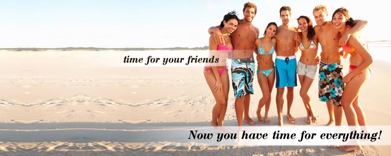 party on a beach